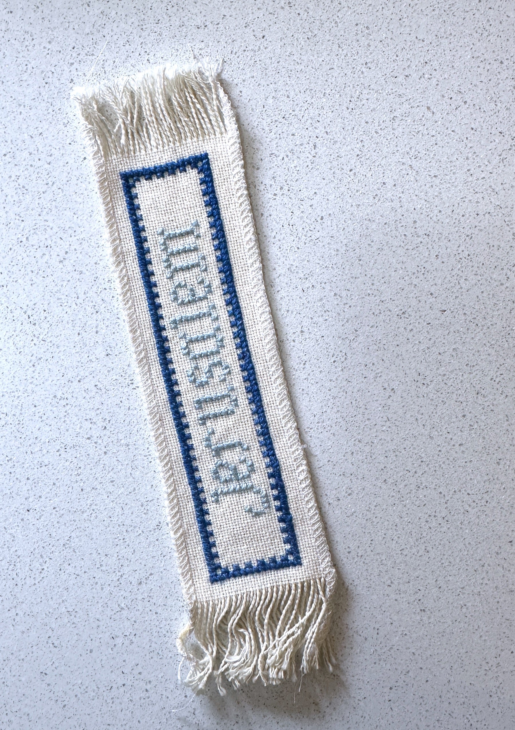 Jerusalem Hand Embroidered Bookmark