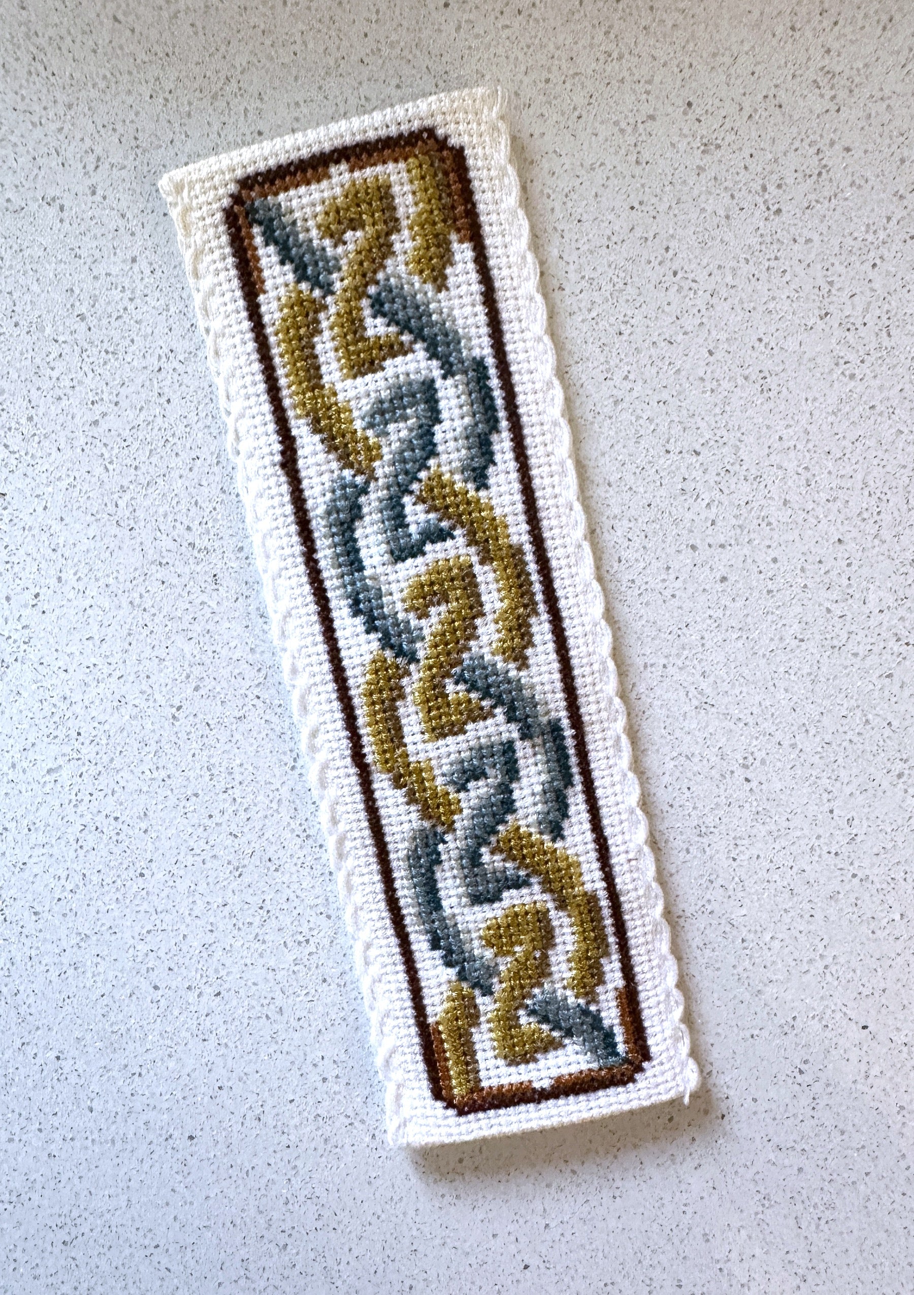 Palestinian Hand Embroidered Bookmark - Locks