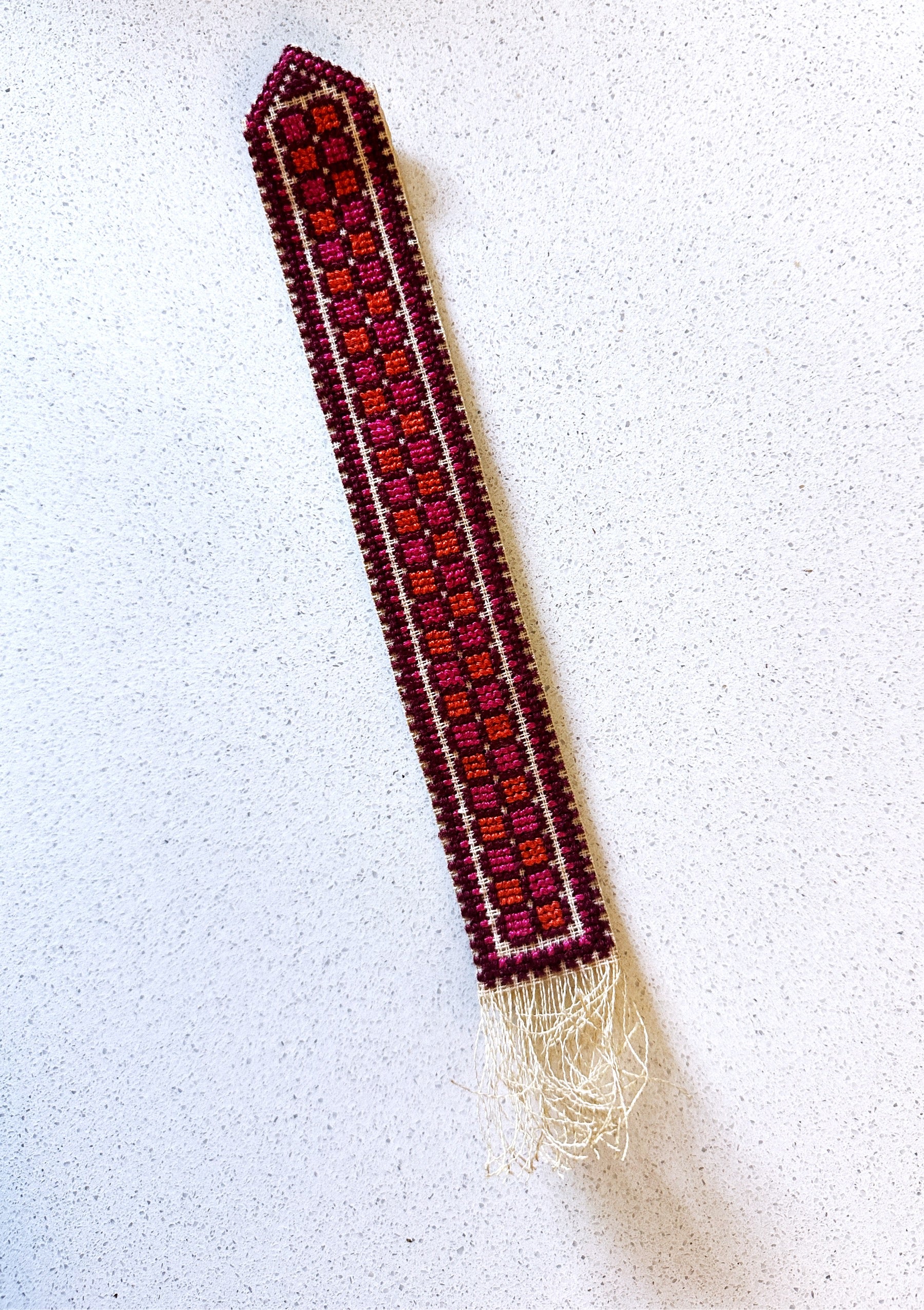 Palestinian Hand Embroidered Bookmark - Watches